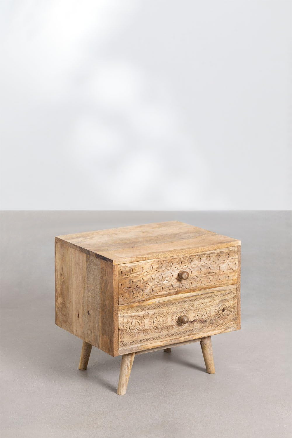Sklum Atsana Style comodino mango 2 cassetti