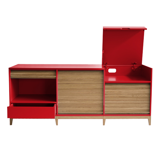 Colé Tapparelle credenza ante scorrevoli rovere