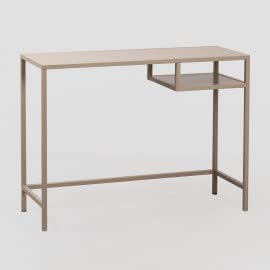 Sklum Gori mobile ingresso 100x36 cm Marrone Grano acciaio