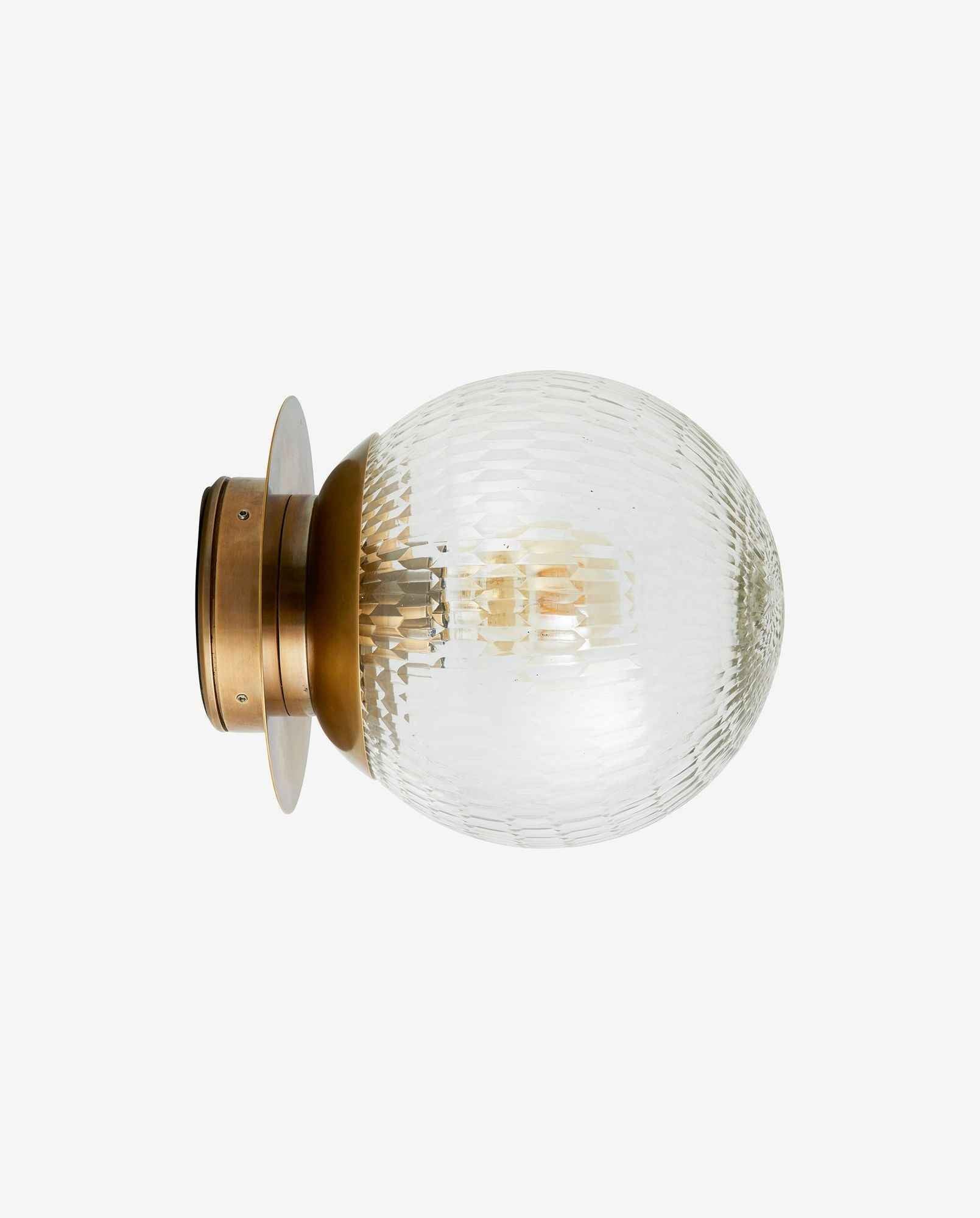 Bambua Zeus lampada da parete esterno ottone dorato