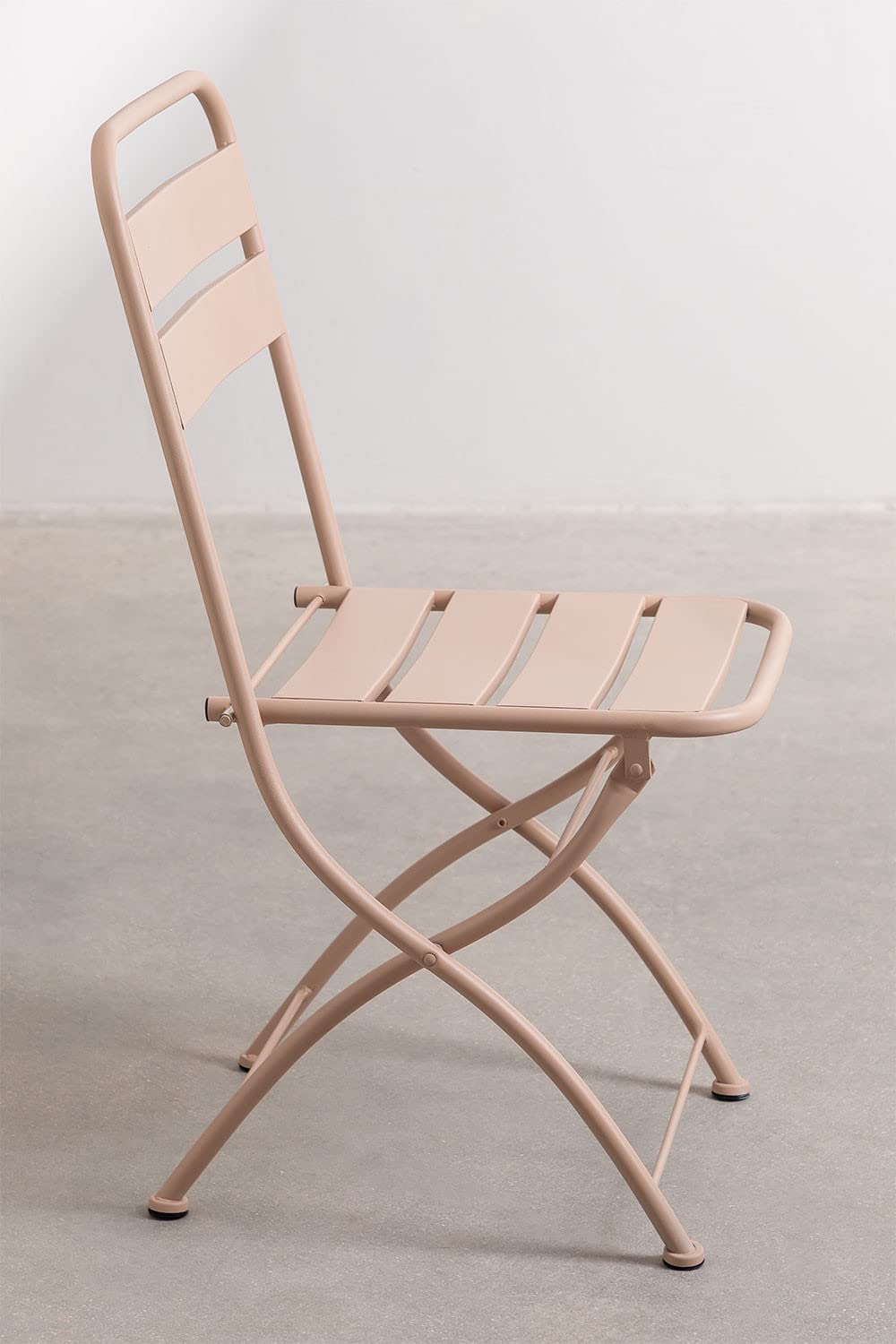 Sklum Janti sedia pieghevole da giardino beige in acciaio