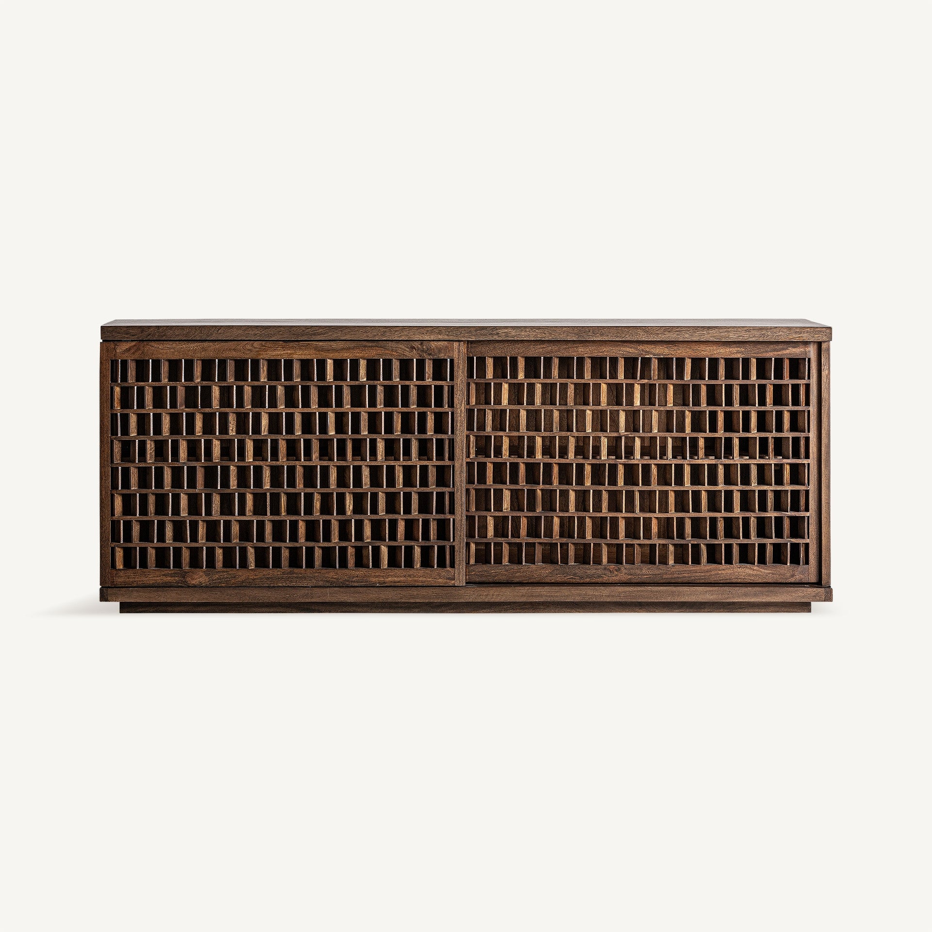 Bambua Kladno credenza mango scuro intagliata