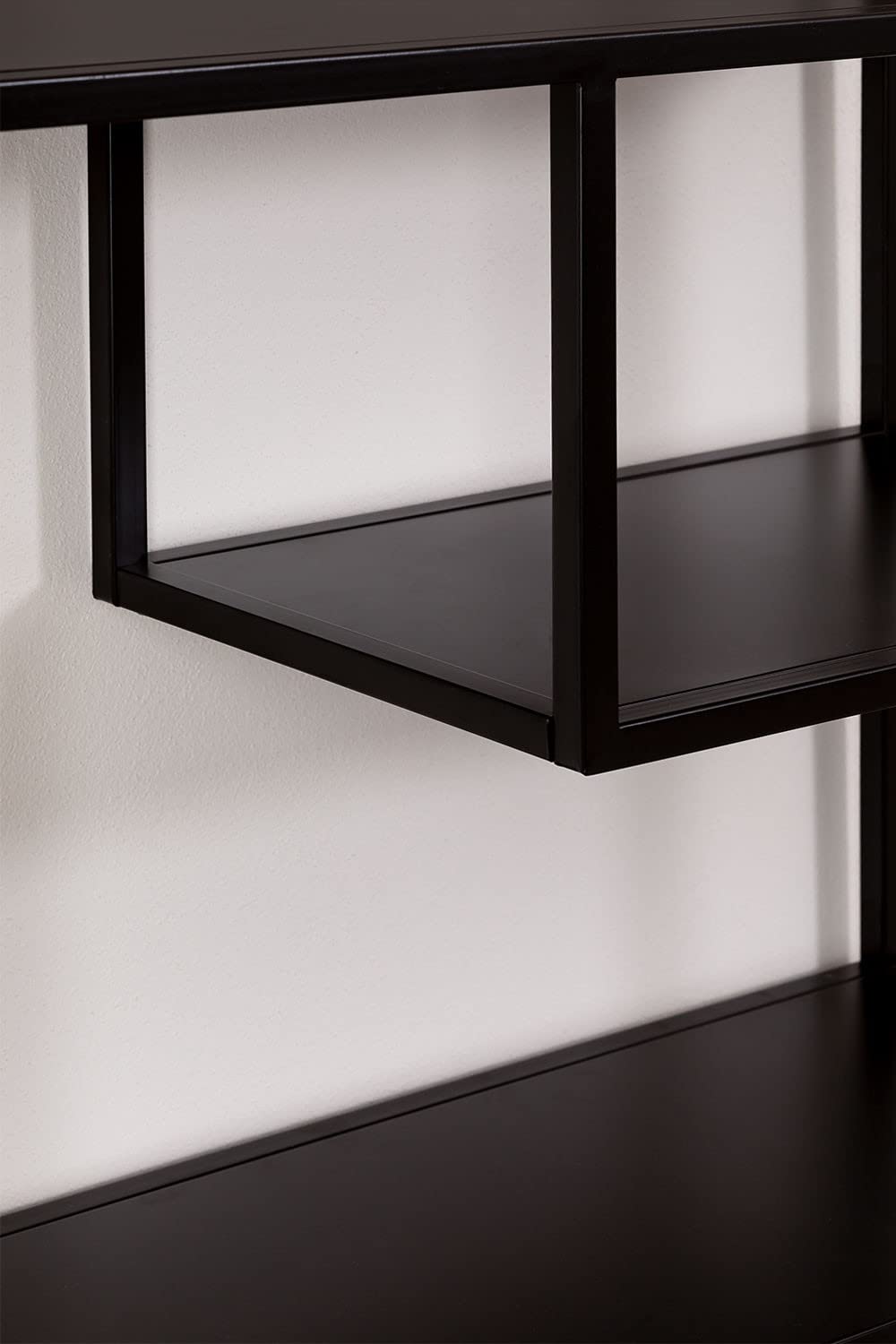 Sklum Thura libreria nera in acciaio 190 cm