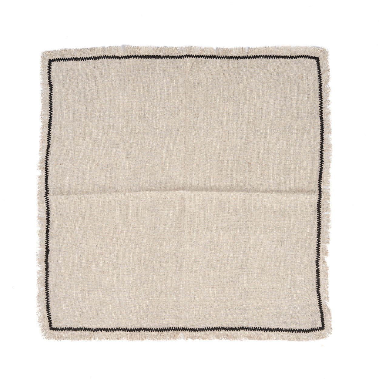 Bambua Tuscany Tovagliolo Lino 45x45 Nero Naturale
