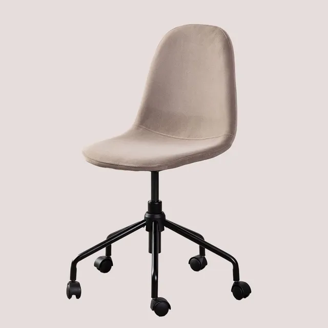 Sklum Glamm sedia ufficio velluto regolabile
