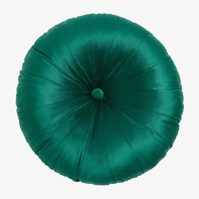 Sklum Kumba Cuscino Rotondo Ø38 cm Verde Jungle Velluto