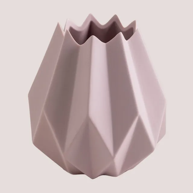 Sklum Omalley vaso in ceramica rosa Ø13 cm