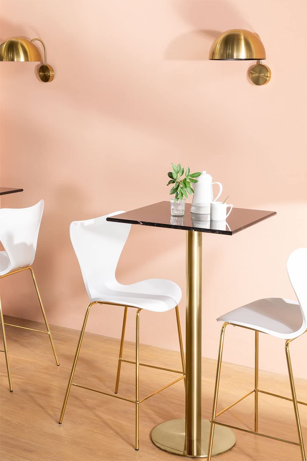 Sklum Cosmopolitan Tavolo Bar 60x60 cm Piano Marmo