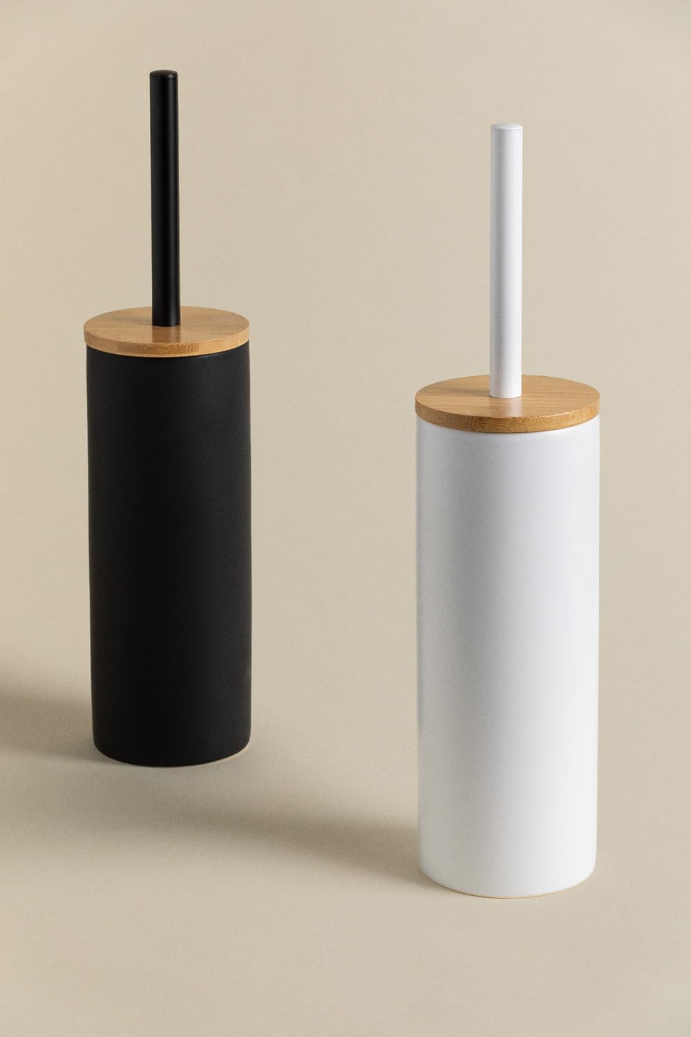 Sklum Elvan Scopino WC Ceramica e Bambù Bianco