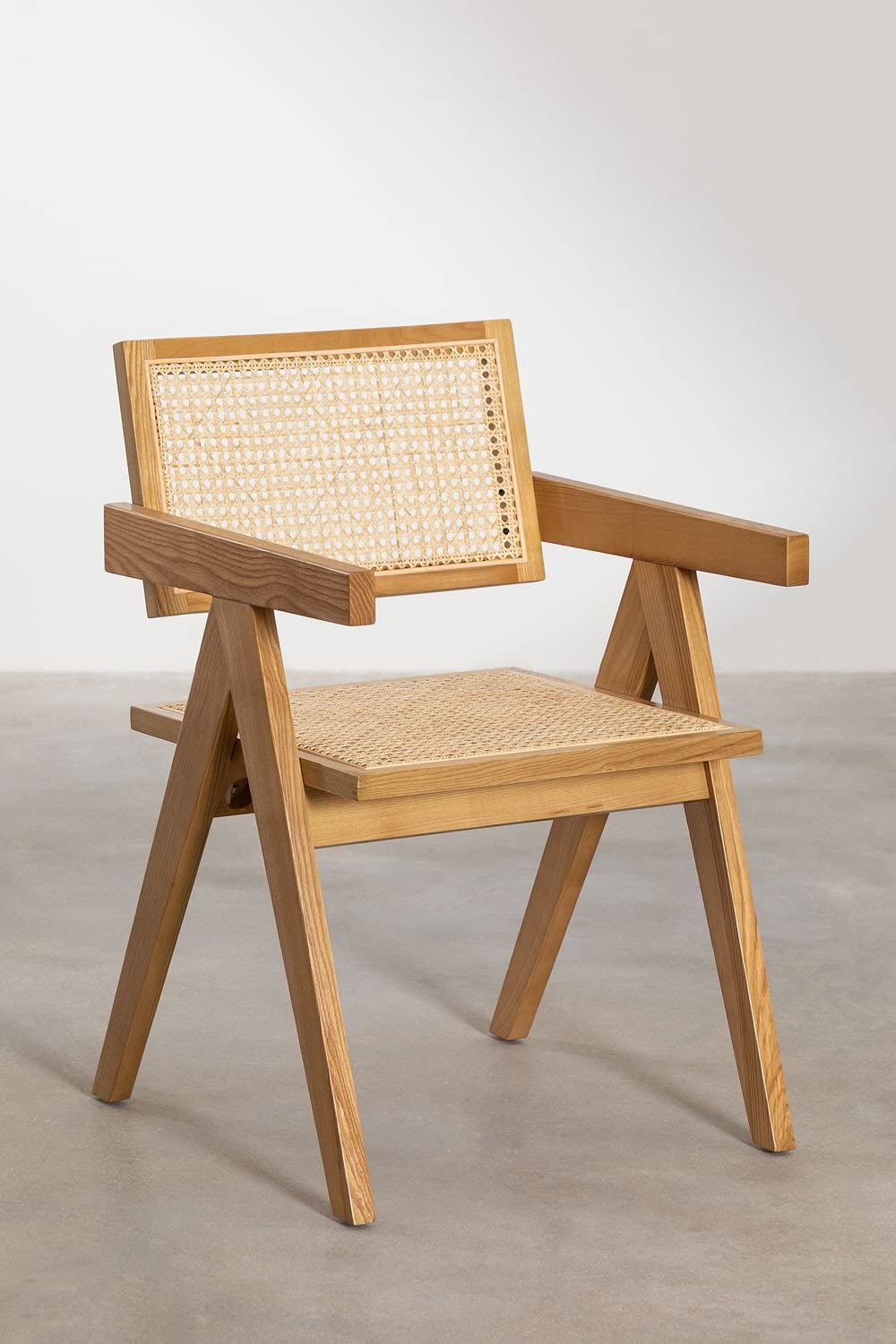 Sklum Mieren Lali set pranzo rotondo 120 cm 4 sedie rattan