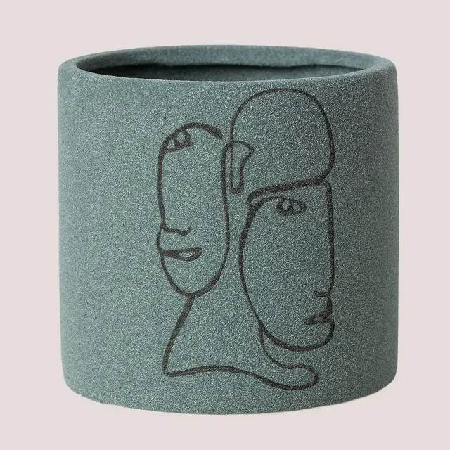 Sklum Olaf vaso in ceramica 13,5 cm etnico