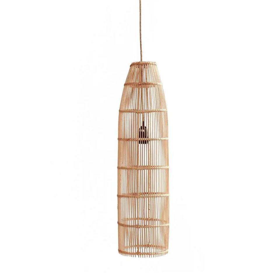 Bambua Fish Trap lampada sospensione rattan naturale L