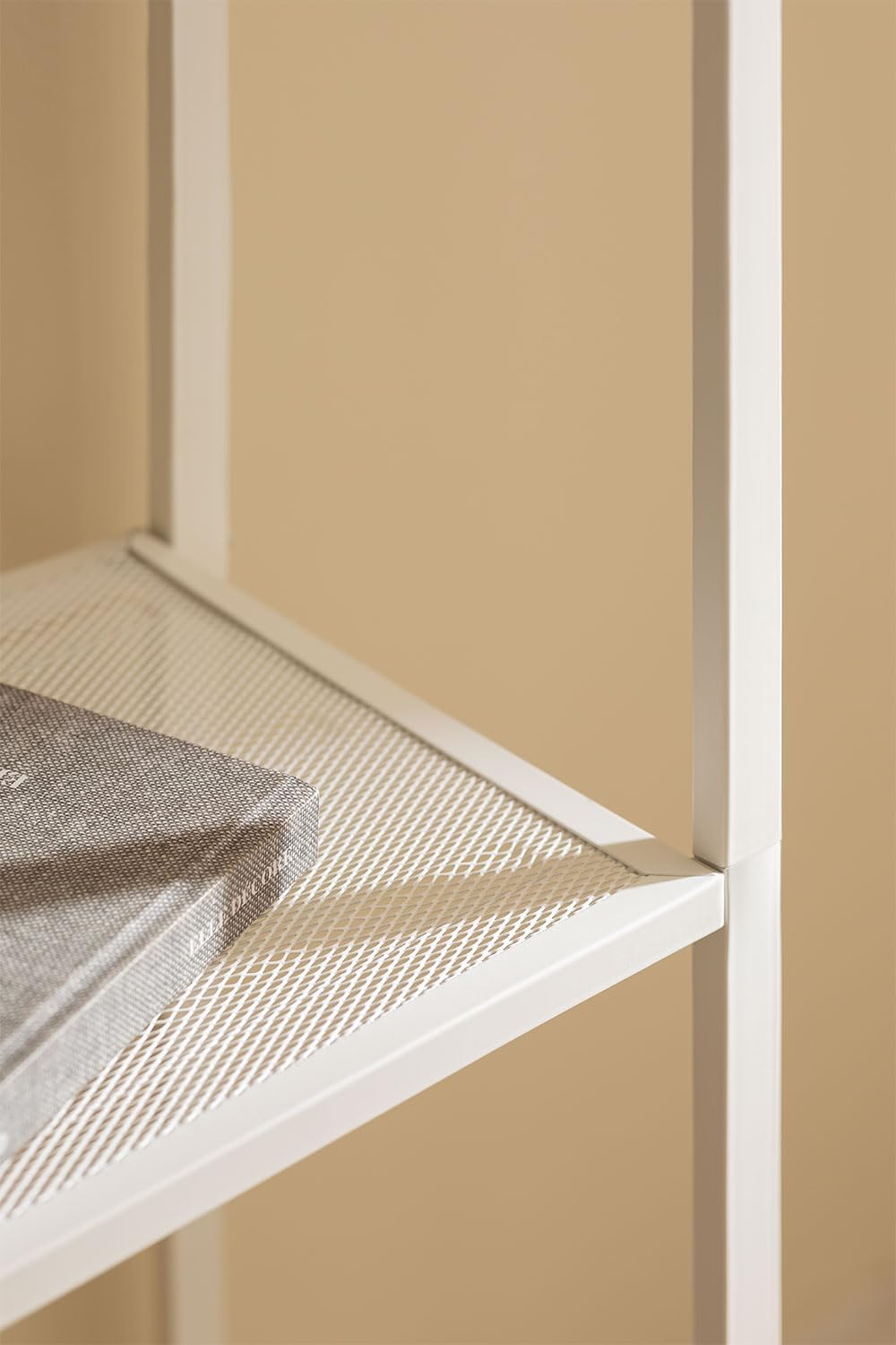 Sklum Arkan scaffale bianco in acciaio 4 ripiani
