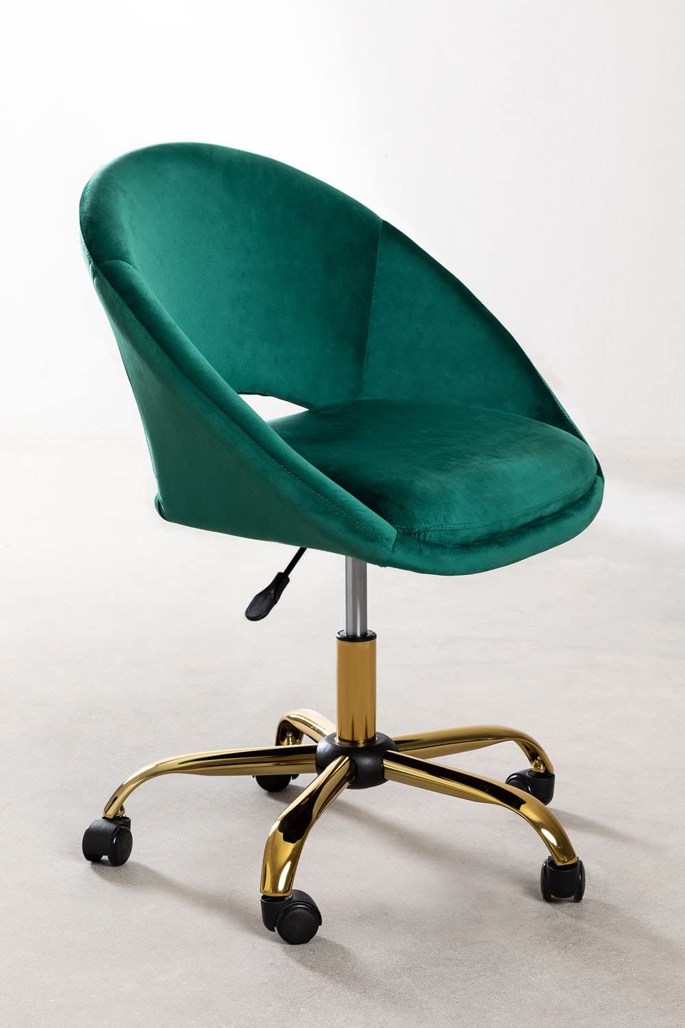 Sklum Vilett sedia ufficio velluto verde jungle