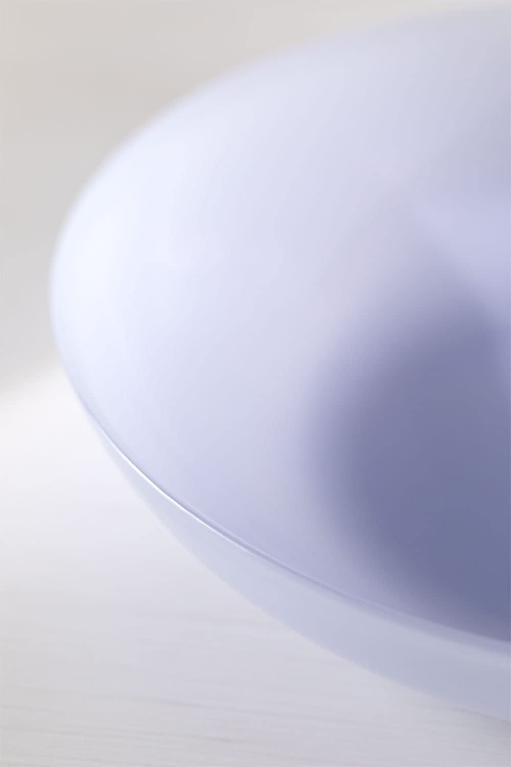 Sklum Ainara Mousse 4 piatti fondi blu lavanda vetro