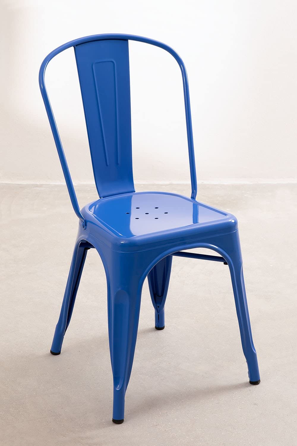 Sklum LIX set 4 sedie sala da pranzo acciaio lucido