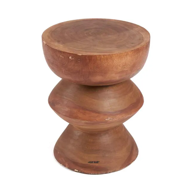 Bambua Indra Sgabello in Legno Suar Naturale