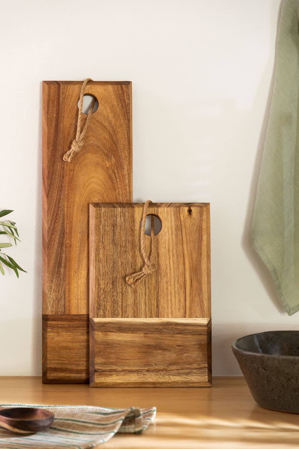 Sklum Raiziel Tagliere Legno Acacia con Foro