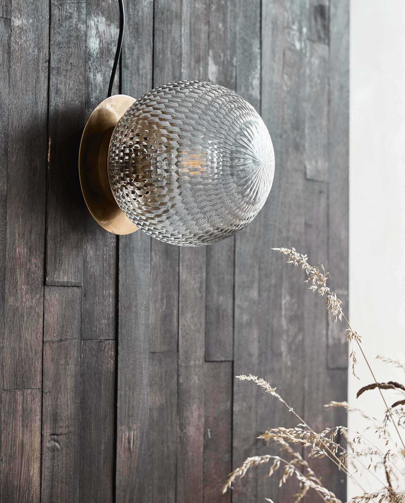 Bambua Zeus lampada da parete esterno ottone dorato