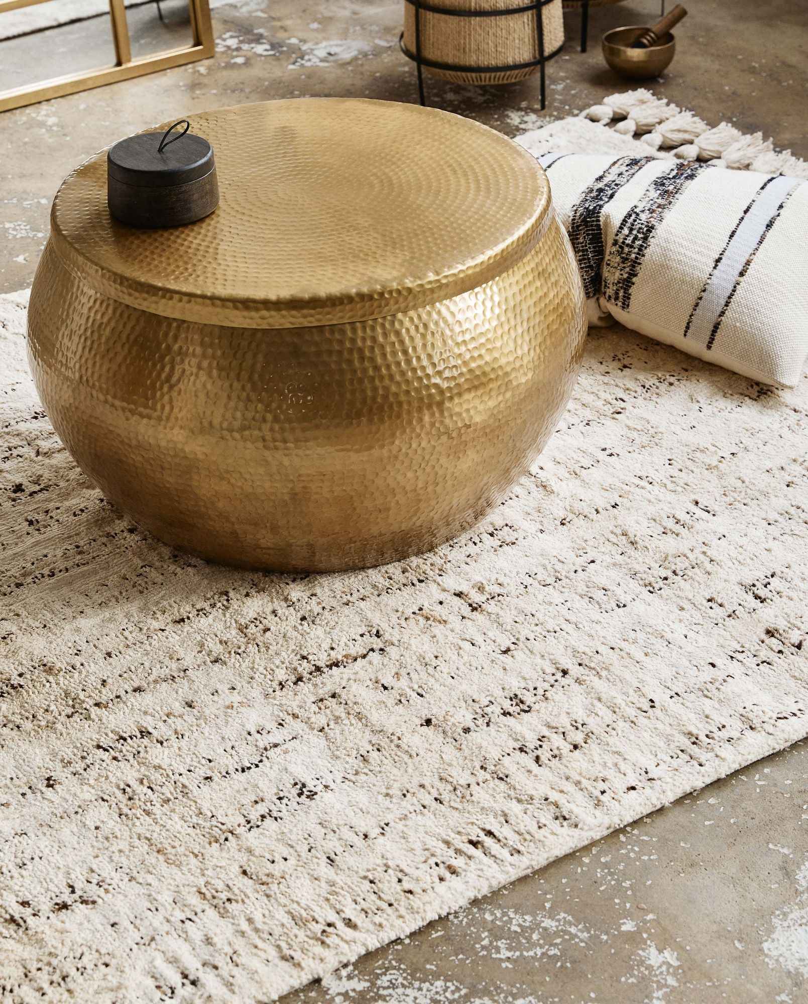 Bambua Dalia tappeto cotone 160x240 nature