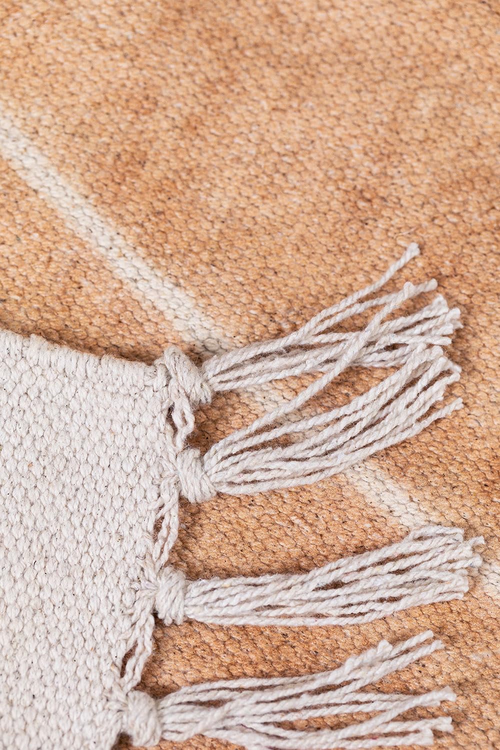 Sklum Kinger Tappeto Cotone Arancione 193x120 cm