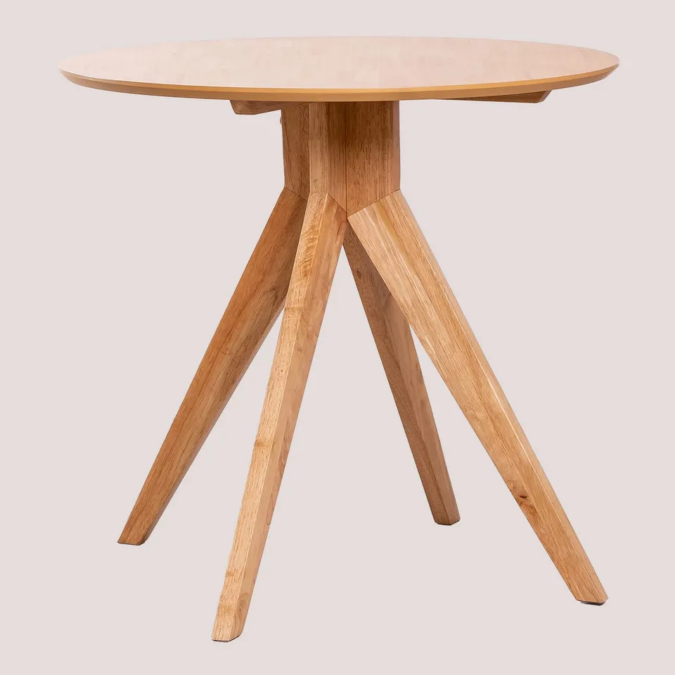 Sklum Sekiz tavolo da pranzo rotondo Ø80 cm legno gomma