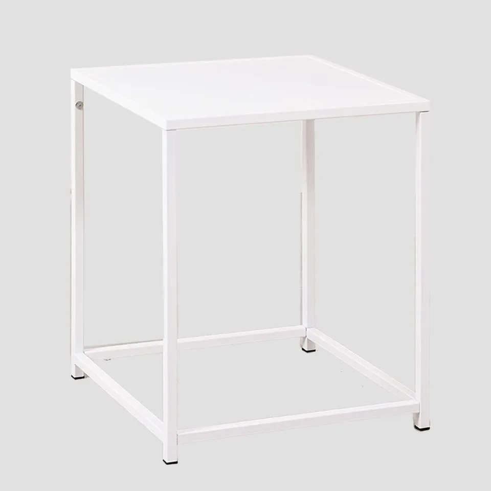 Sklum Thura tavolino acciaio bianco 37 cm