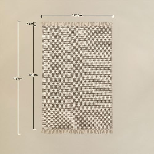 Sklum Durat tappeto cotone juta 200x120 etnico