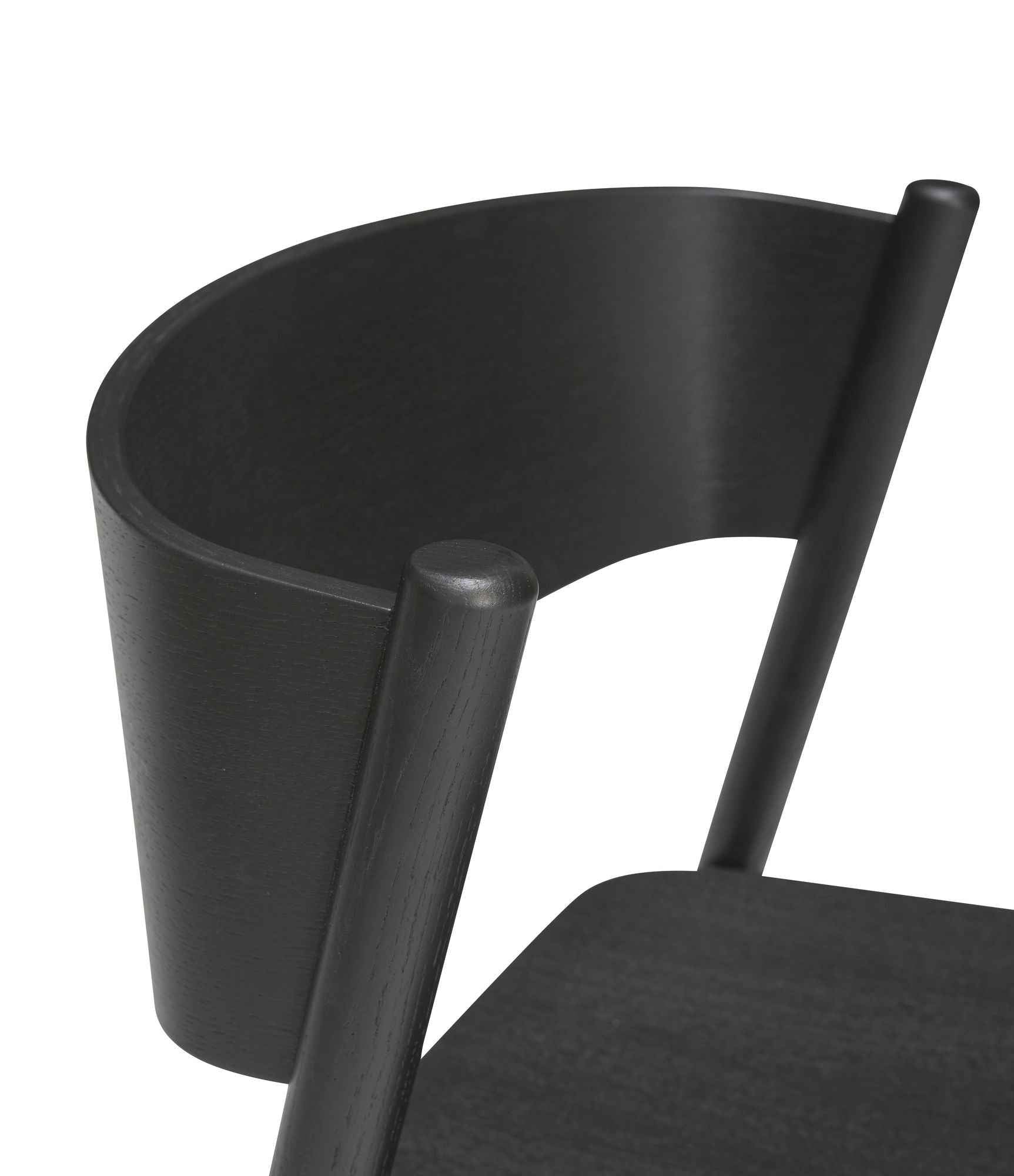 Bambua Oblique Bar Stool sgabello bar nero
