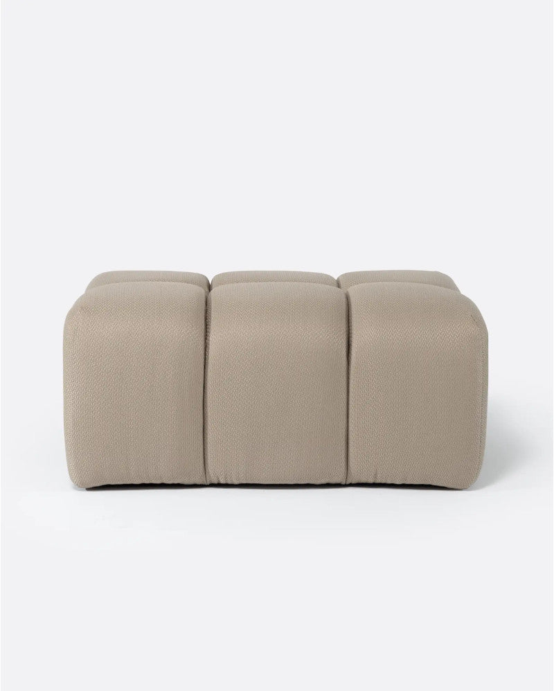 Bambua Chopin Outdoor pouf da esterno sabbia
