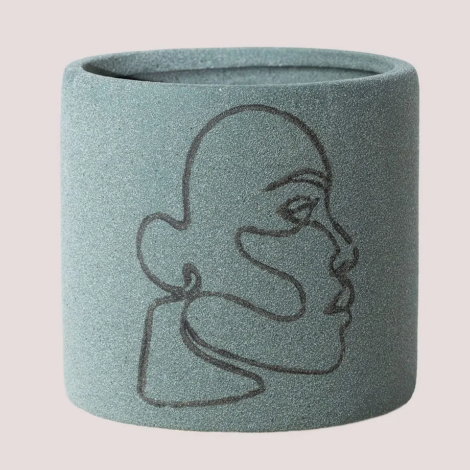 Sklum Olaf Vaso in Ceramica 13 cm Etnico