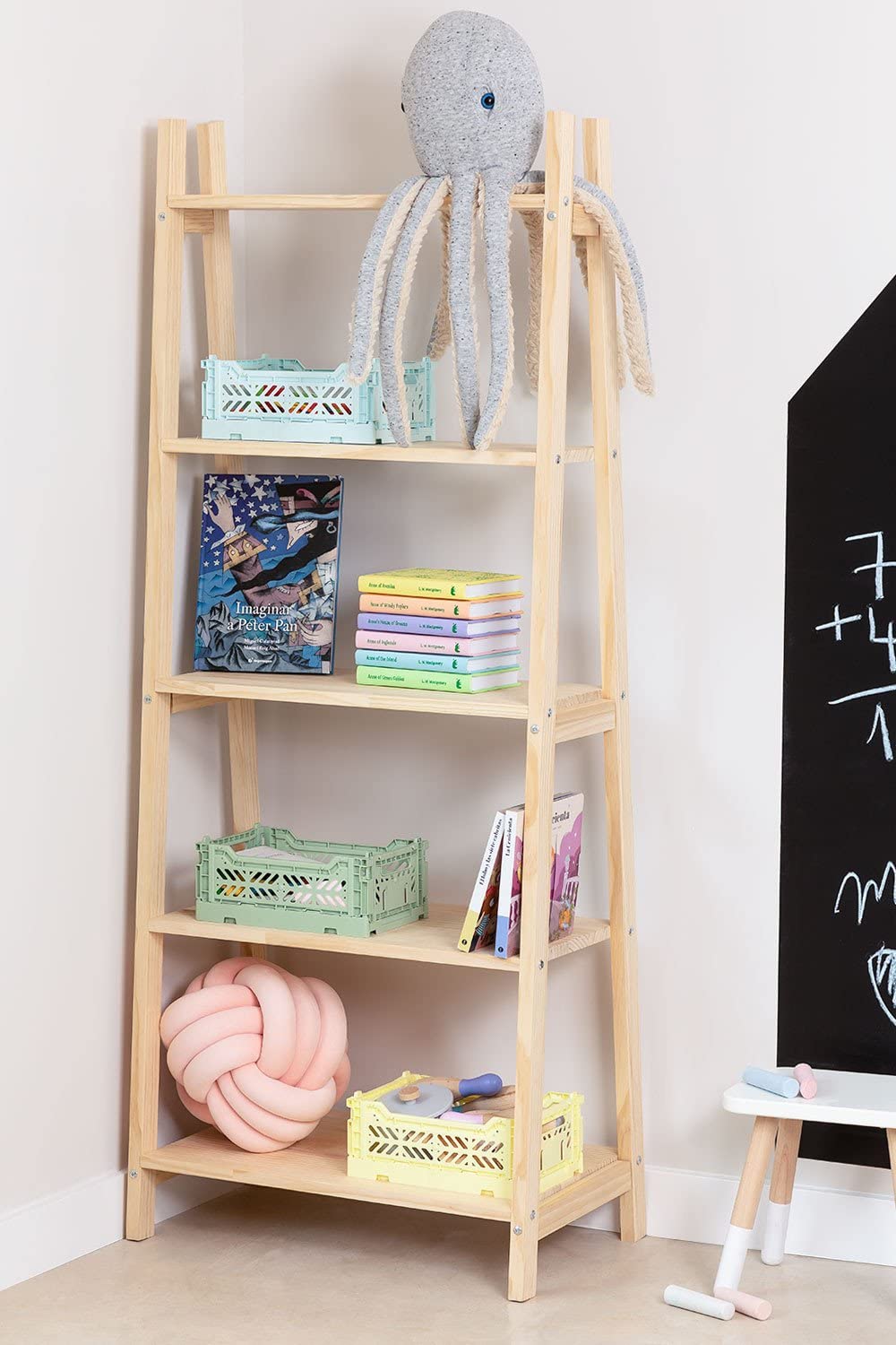 Sklum Skal Kids Mensola in Legno Naturale 150 cm