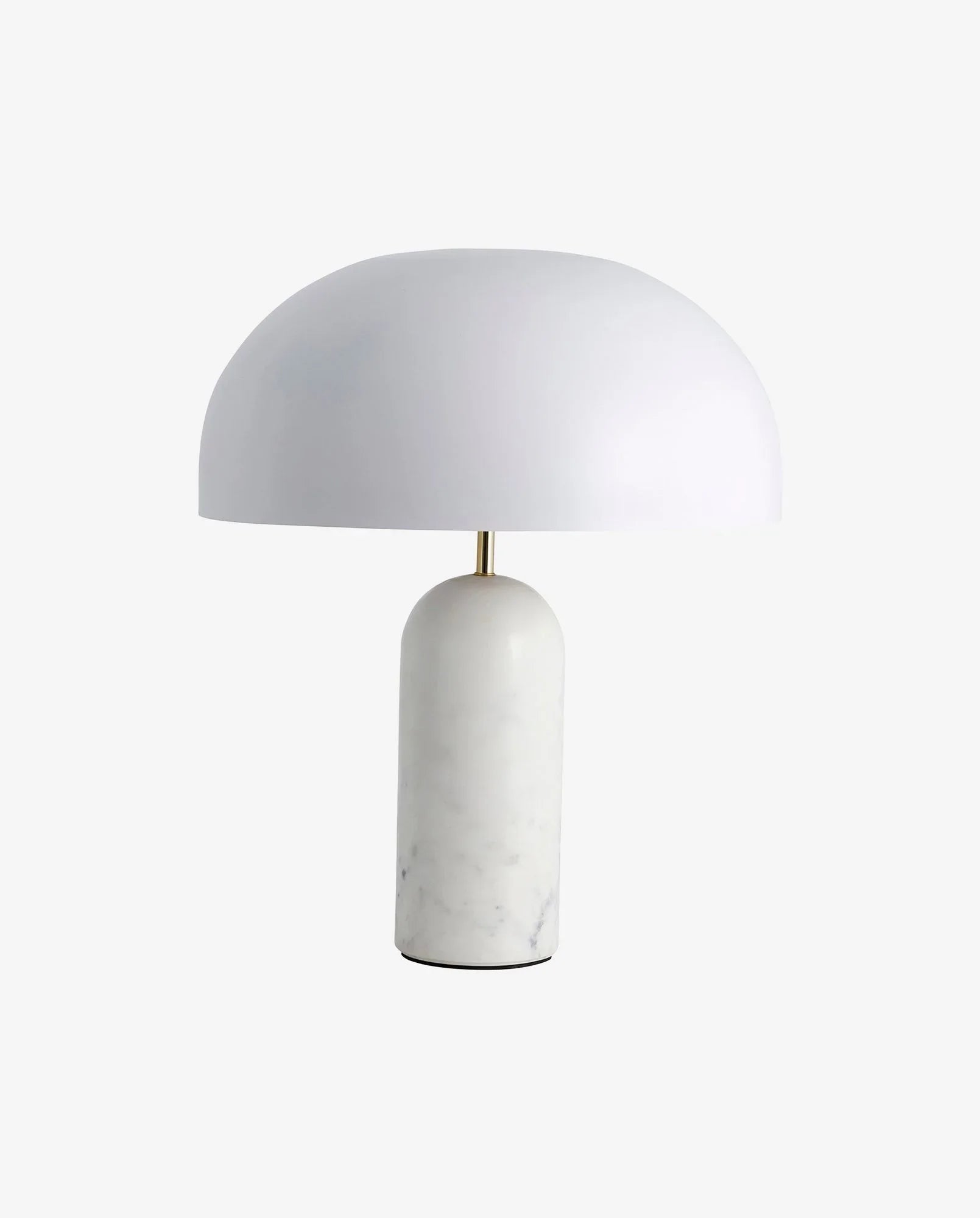 Bambua Atlas lampada da tavolo marmo bianco ottone