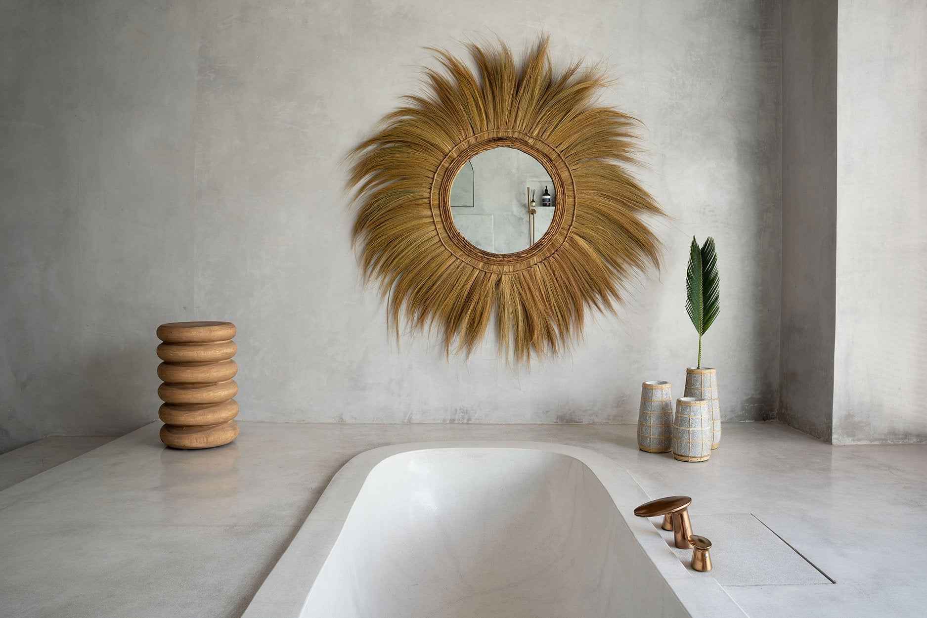 Bambua Umiko sgabello legno naturale