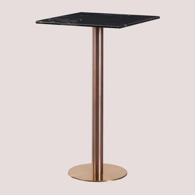Sklum Cosmopolitan tavolo alto marmo 60x60 cm bar