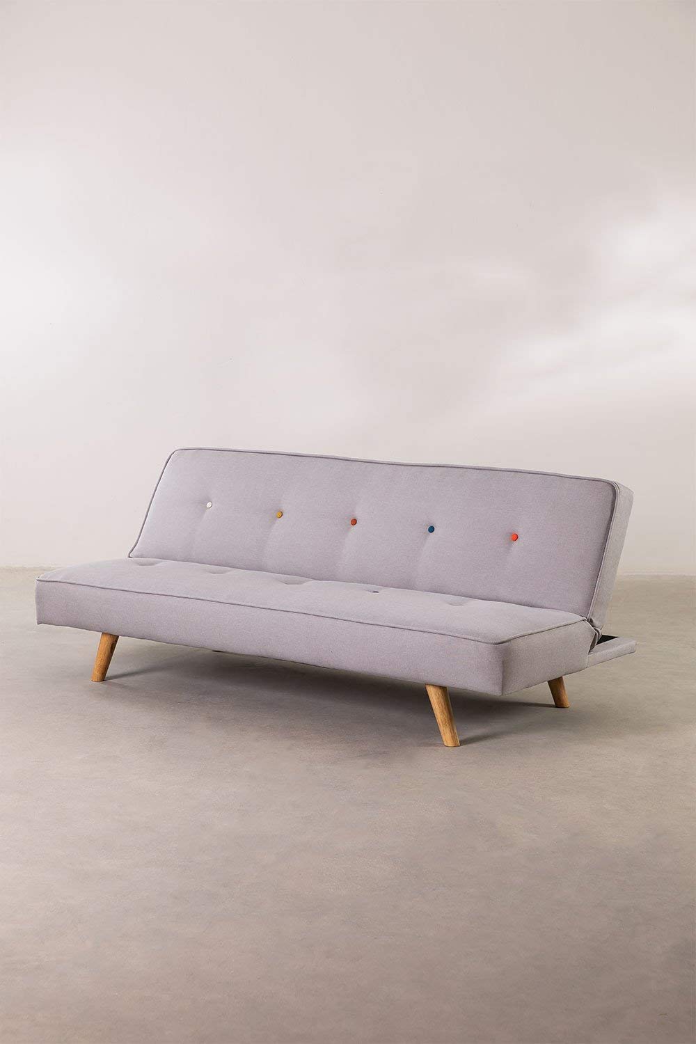 Sklum Orbun Colors divano letto 3 posti grigio ghiaccio lino