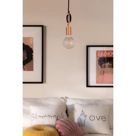 Sklum Metallizzata Clip lampada oro rosa acciaio