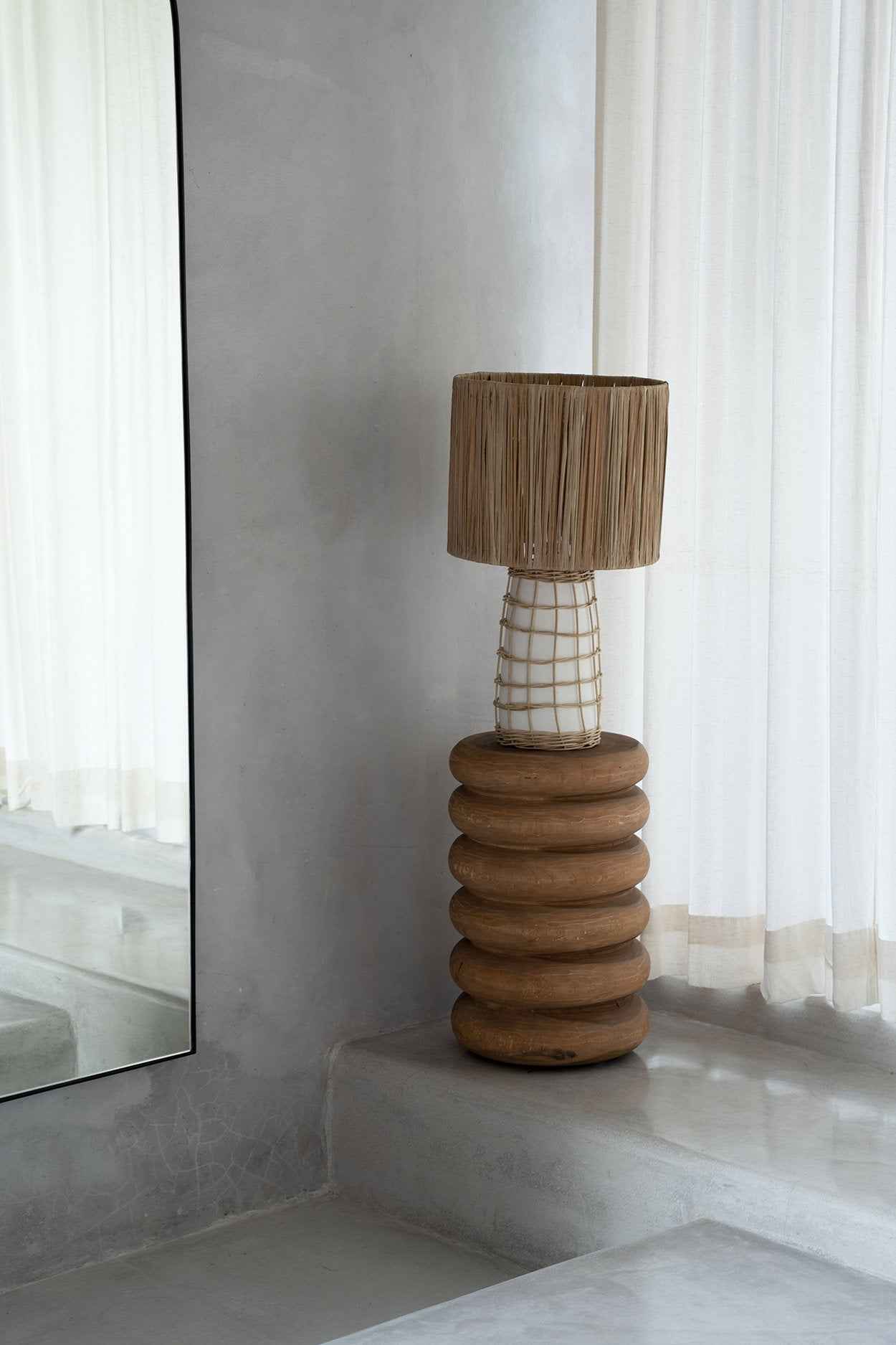 Bambua Umiko sgabello legno naturale