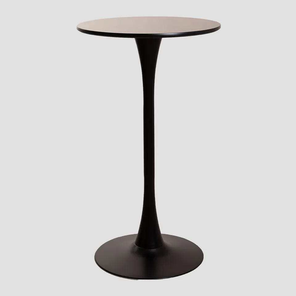 Sklum Ivet Style tavolo alto rotondo Ø60 cm nero