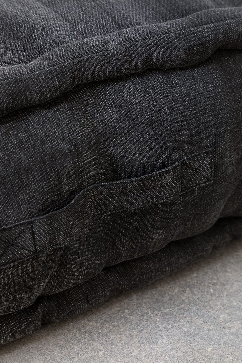 Sklum Dhel Cuscino Divano in Cotone Grigio Grafite