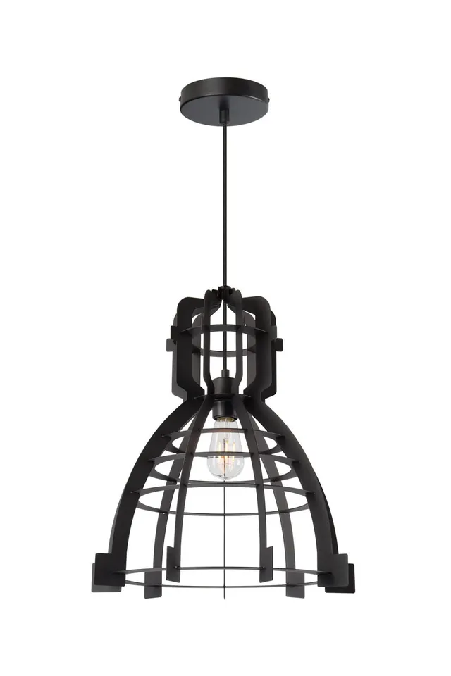 Sklum Edge lampadario nero Ø42 cm acciaio