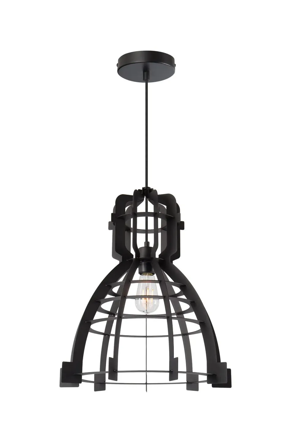 Sklum Edge lampadario nero Ø42 cm acciaio