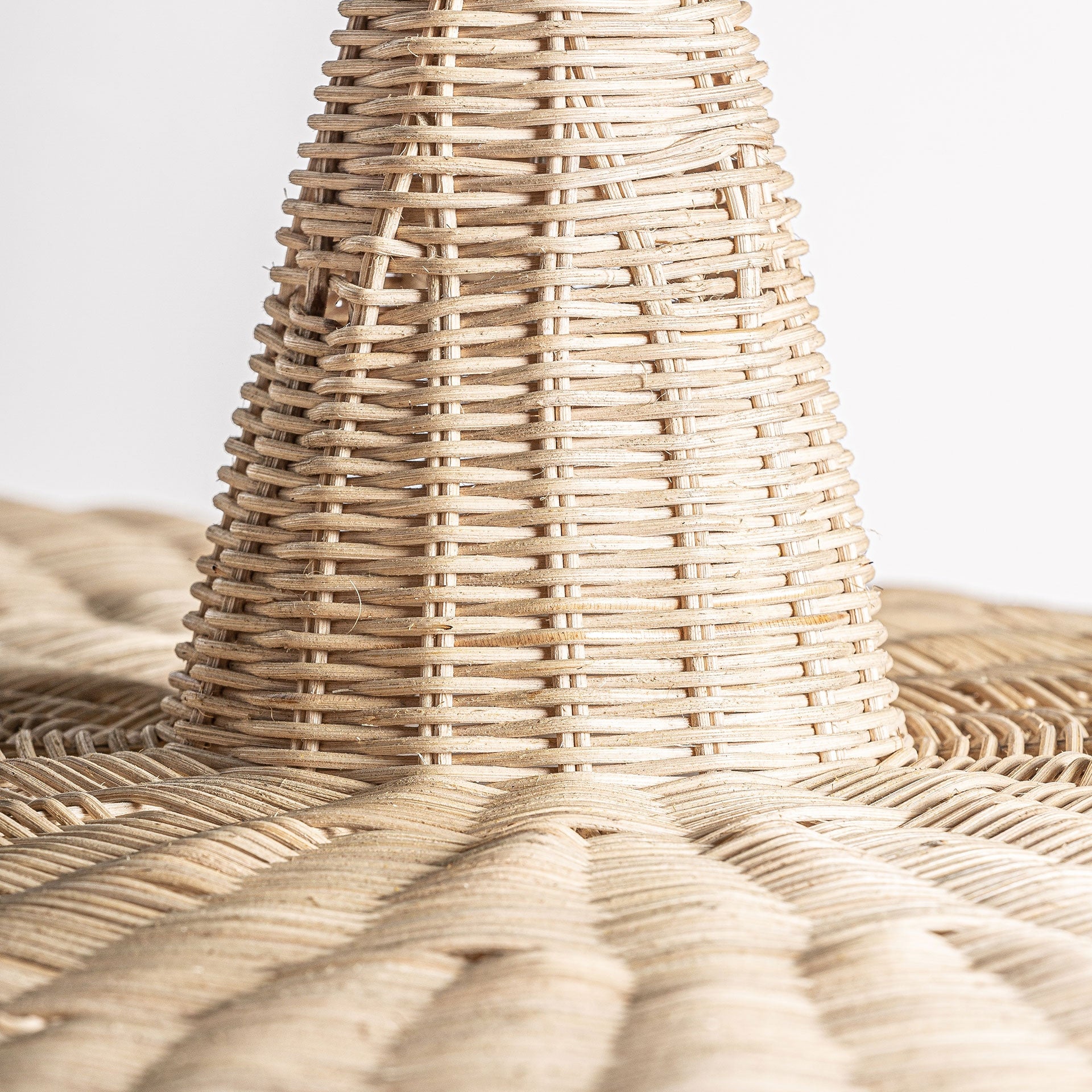 Bambua Uxmal lampadario rattan 80 cm naturale