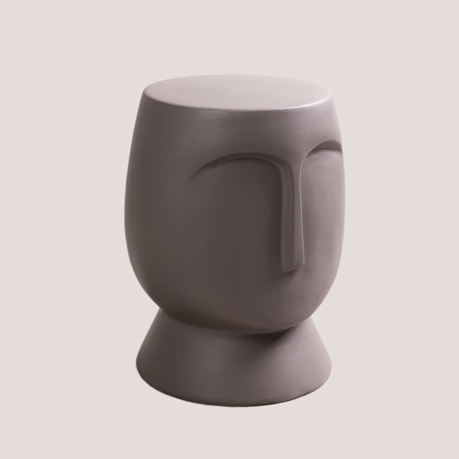 Sklum Otam tavolino rotondo ceramica marrone Ø31 cm