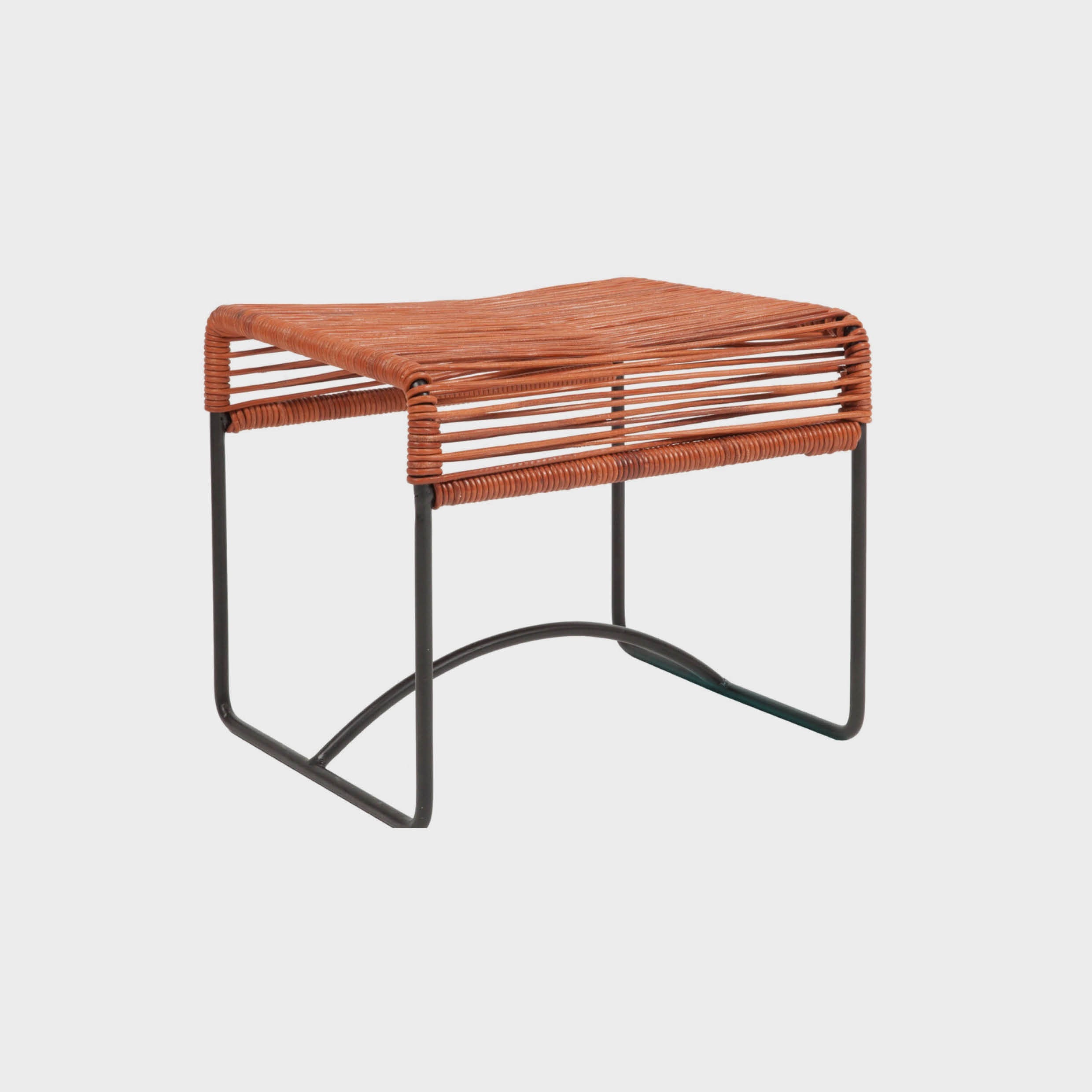 Acapulco Design Stool Cognac sgabello marrone esterno