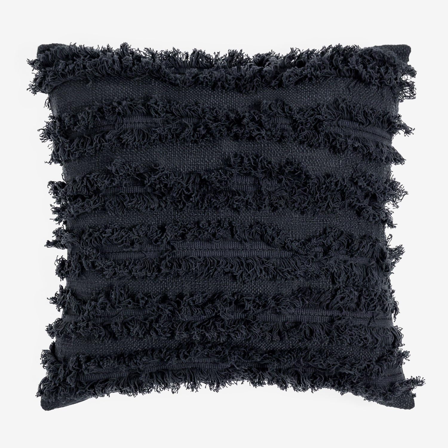 Sklum Crato cuscino quadrato 45x45 cotone con frange