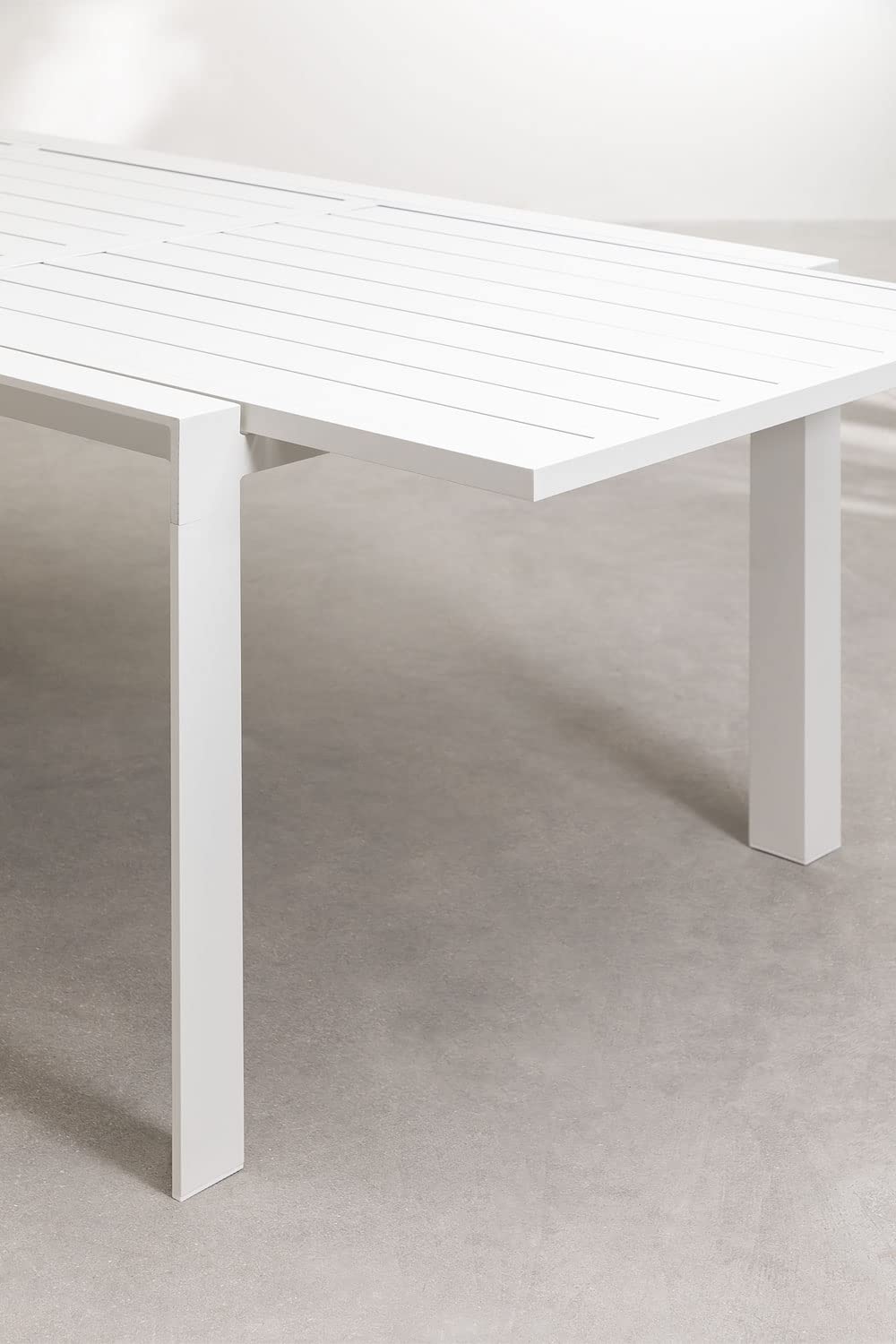 Sklum Starmi tavolo da giardino allungabile 180-240 bianco