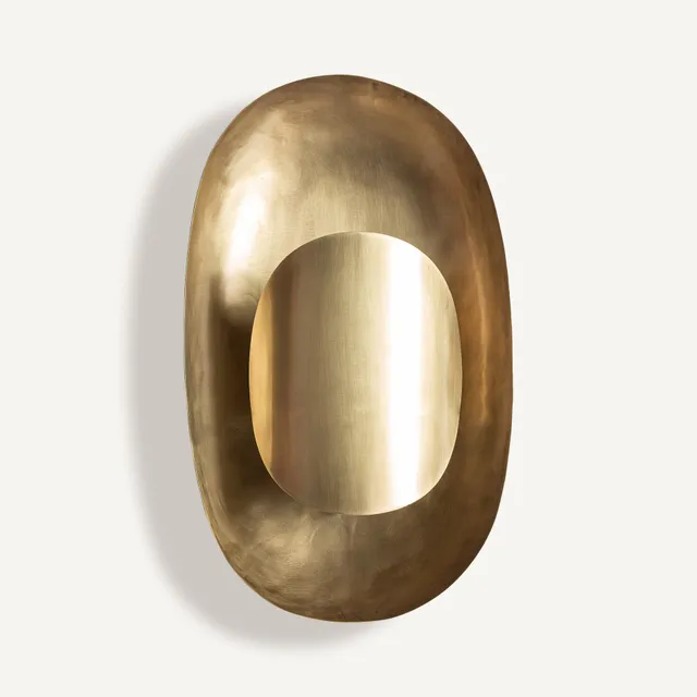 Bambua Fatlem applique ferro ottone anticato