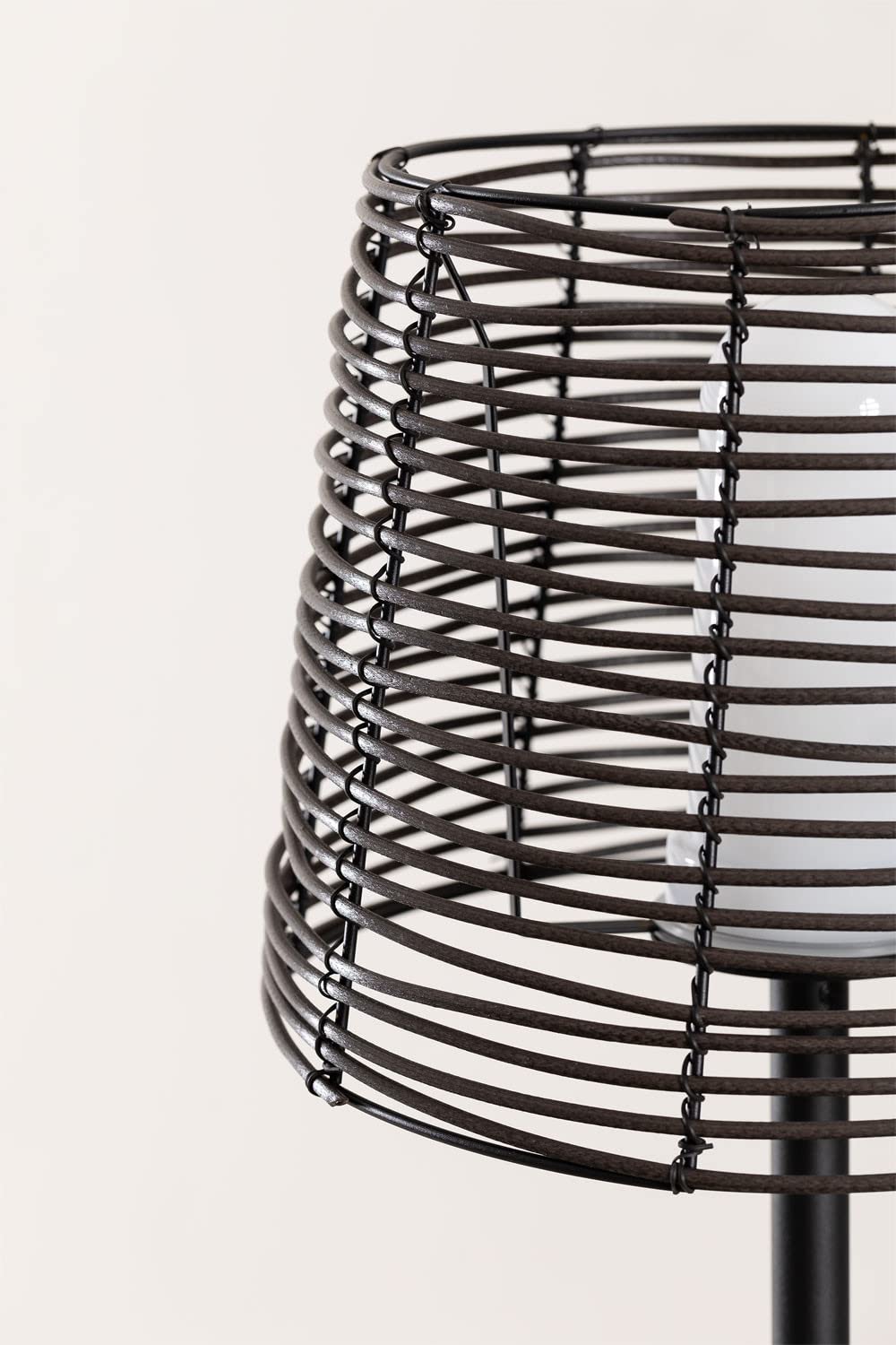 Sklum Bissel Lampada da Terra Esterno Effetto Legno