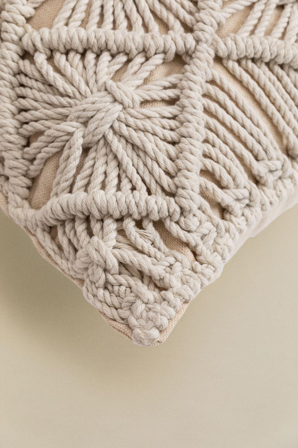 Sklum Senena cuscino quadrato macramè 45x45 cm boho